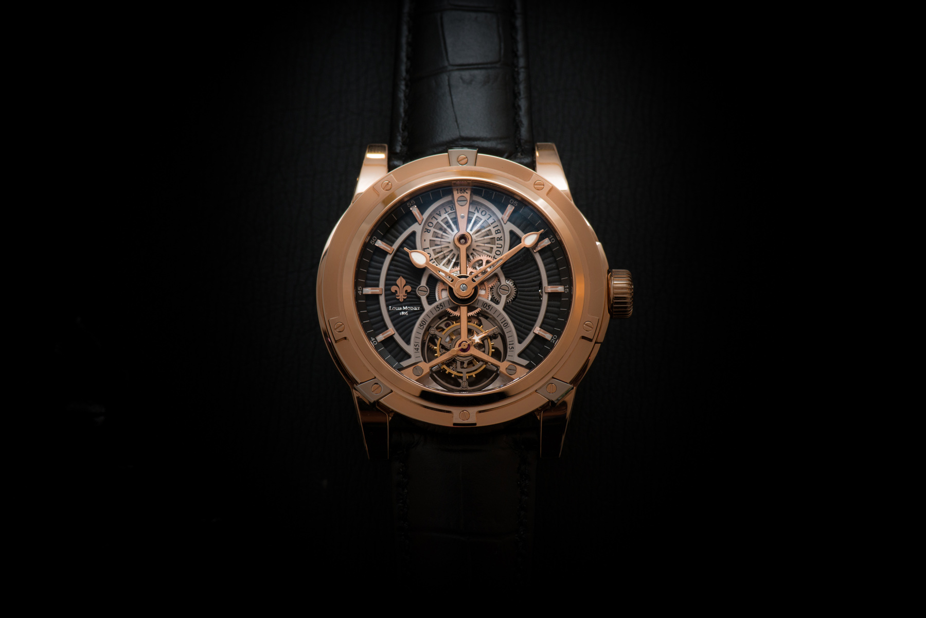 Louis Moinet Vertalor Tourbillon Pink Gold Watch Hands On - Perfect Swiss Watch | High Quality ...